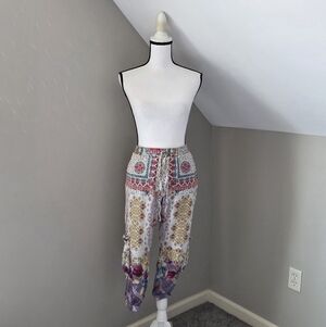 Johnny Was Landa Drawstring Cargo Pants